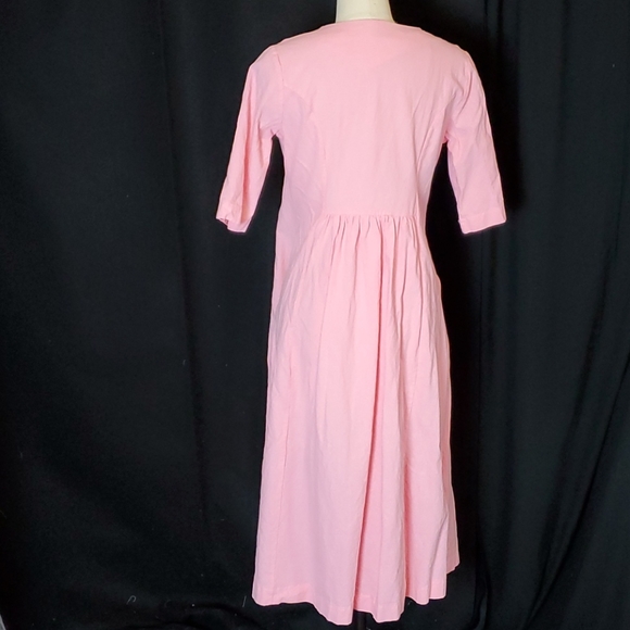 Miss Look pink summer dress, M, retro look - Picture 7 of 7